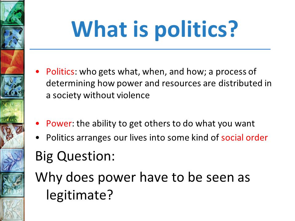 Politics Who Gets What and How ppt video online download